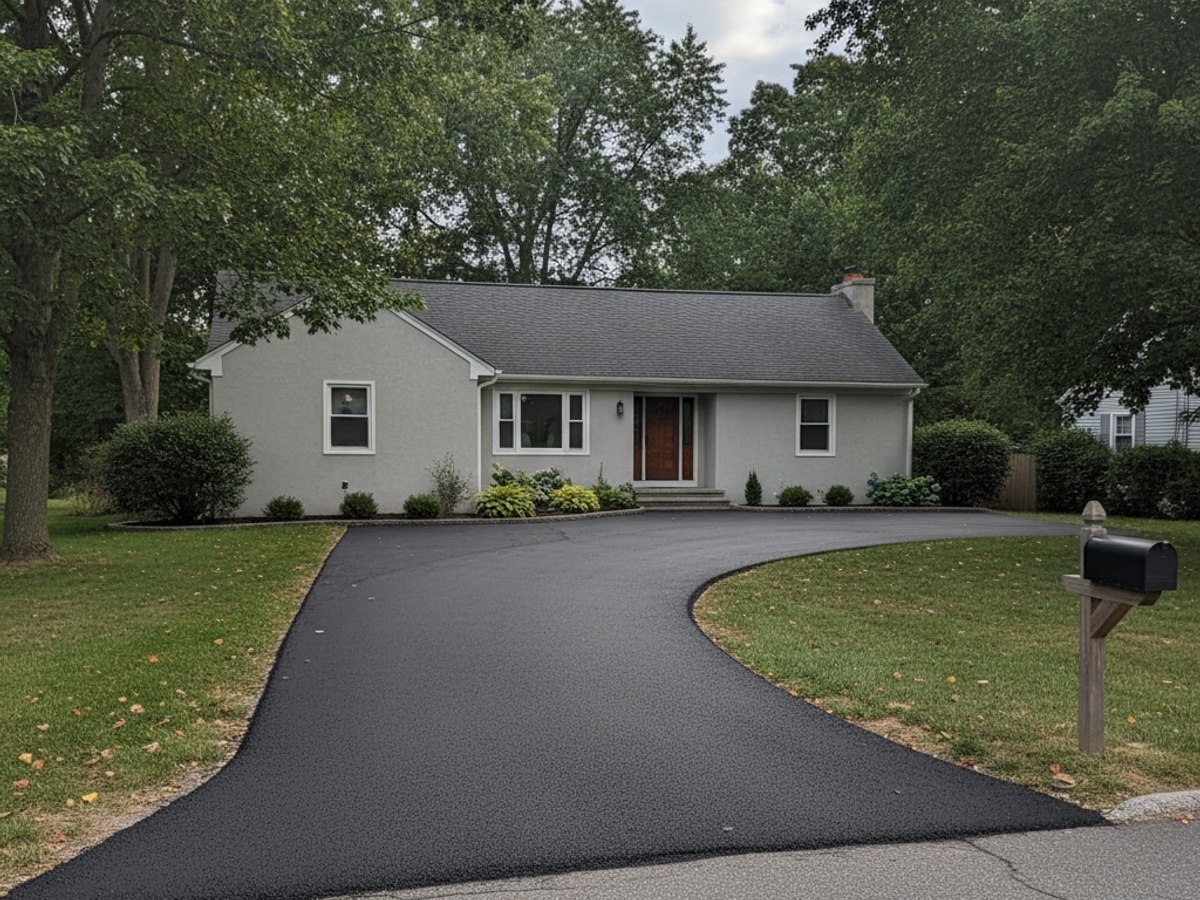 Asphalt Parking Lot Striping completed by Superior Asphalt Solutions in Elmont, NY